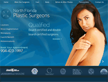 Tablet Screenshot of northfloridaplasticsurgeons.com